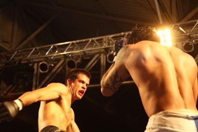 Fight team in action